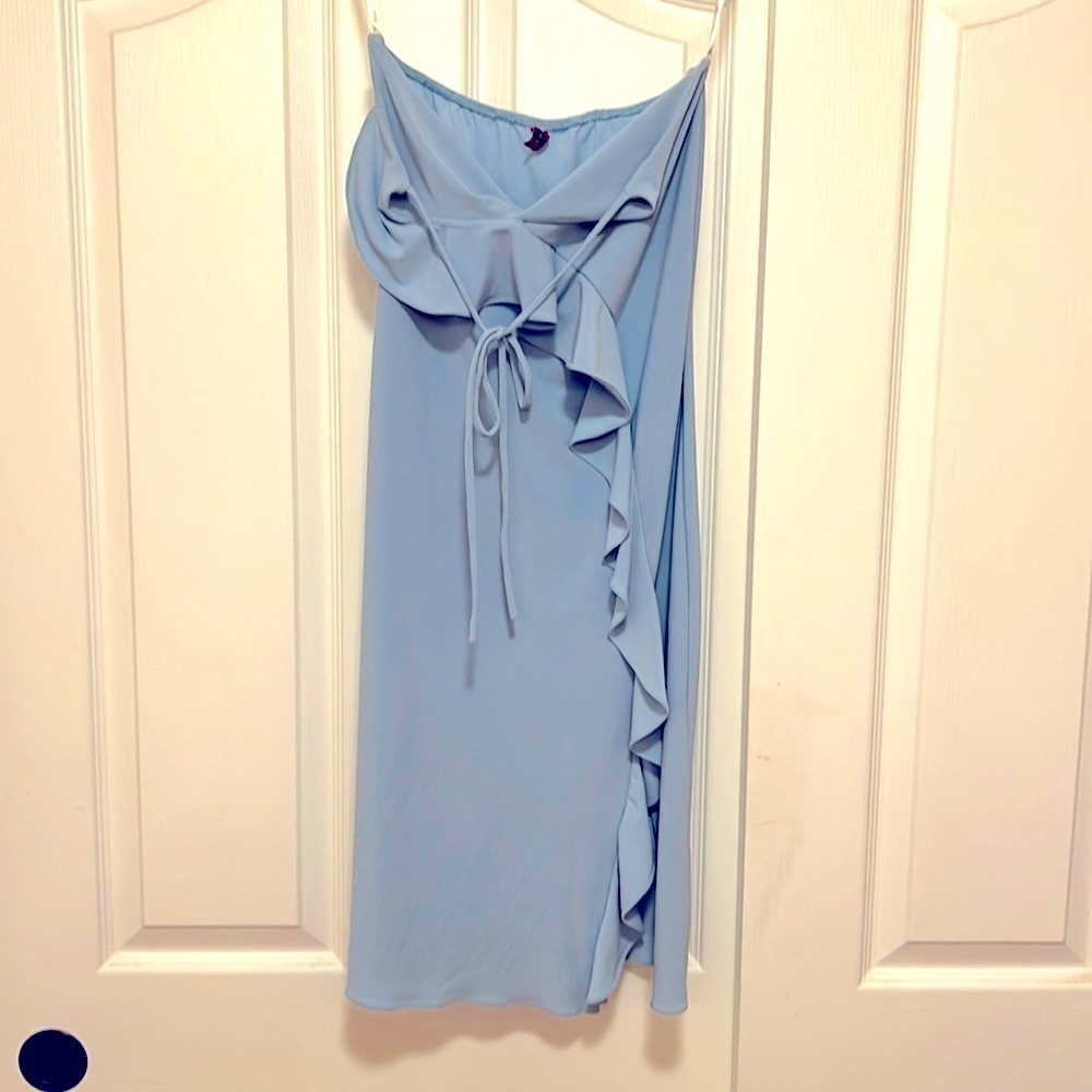 Light Blue HalterTop Dress - XS - Pera